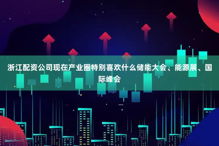 浙江配资公司现在产业圈特别喜欢什么储能大会、能源展、国际峰会
